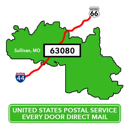 Sullivan Community Mailer — January 2027 mailing geography